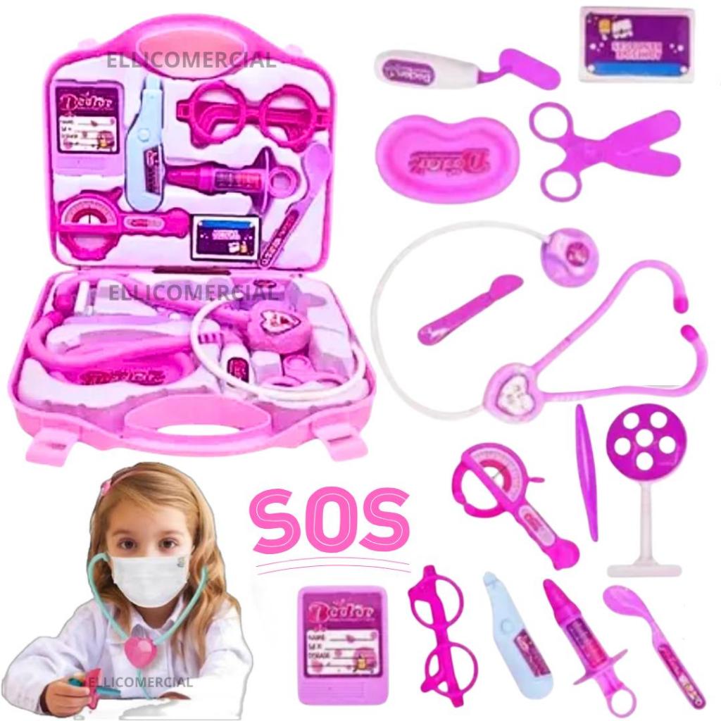 Maleta Kit Médica Infantil Educativo Divertido Br