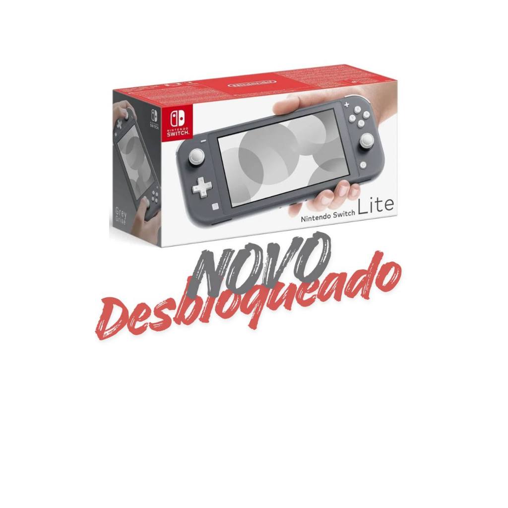Nintendo Switch Lite Desbloqueado Novo + Cartão d