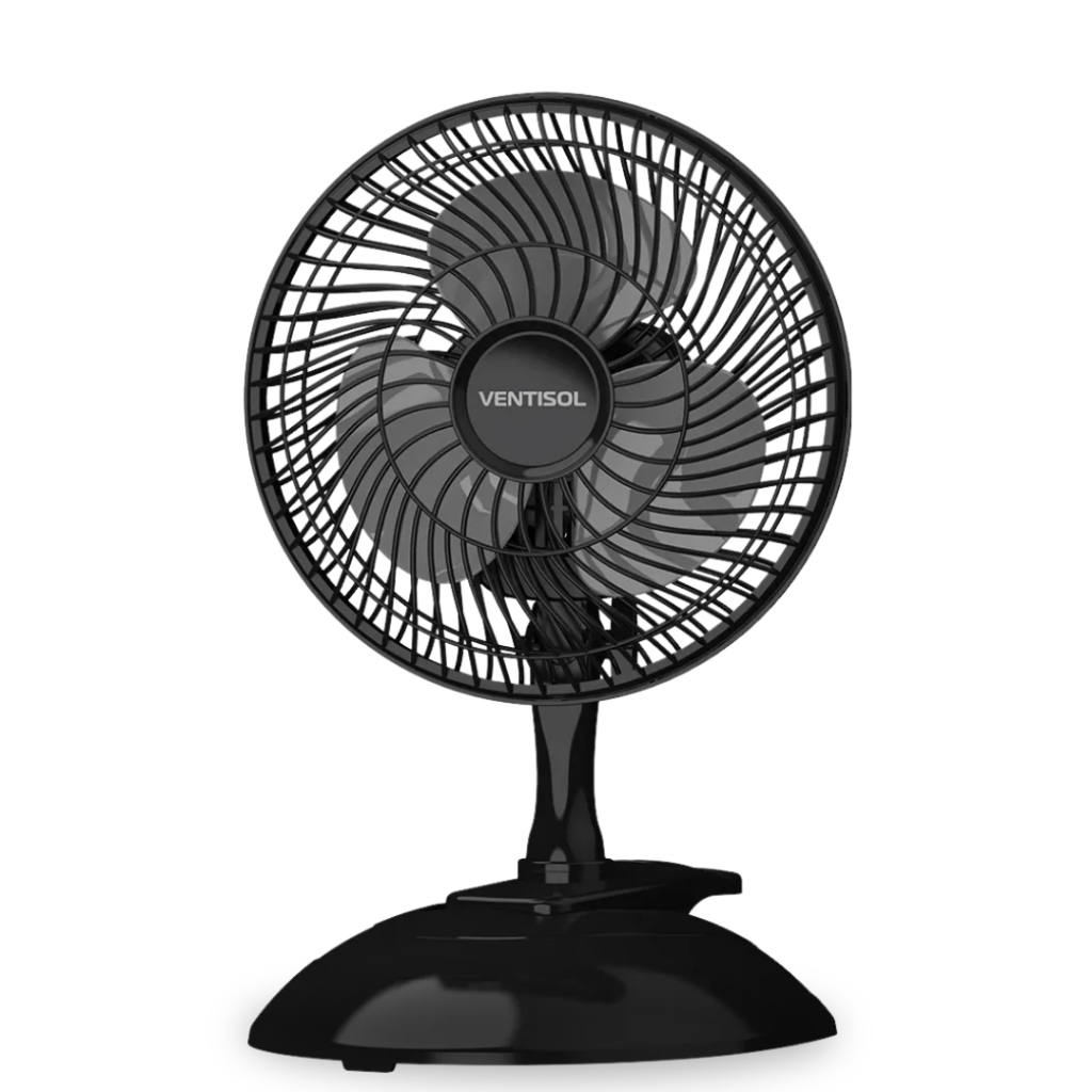 Mini Ventilador Mesa Portátil 20cm 3 pás Ventiso