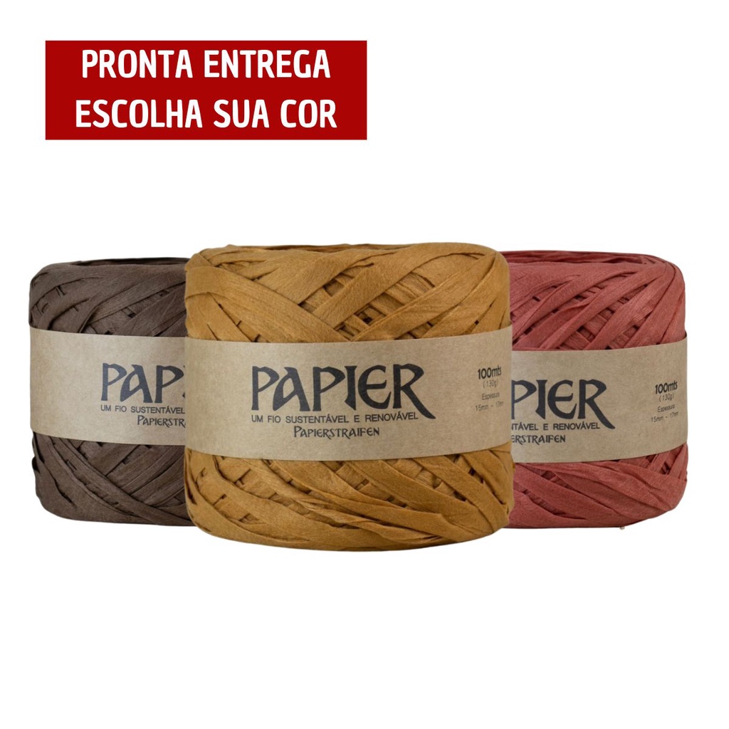 Fio Papier Fischer 100mts – 15MM – Mat