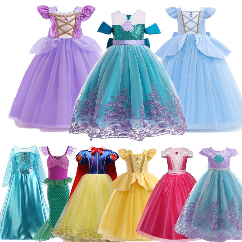 Meninas Princesa Cosplay Traje De Halloween Para F