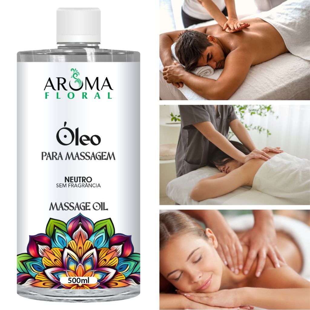 Óleo para Massagem Corporal Natural Neutro Relaxa