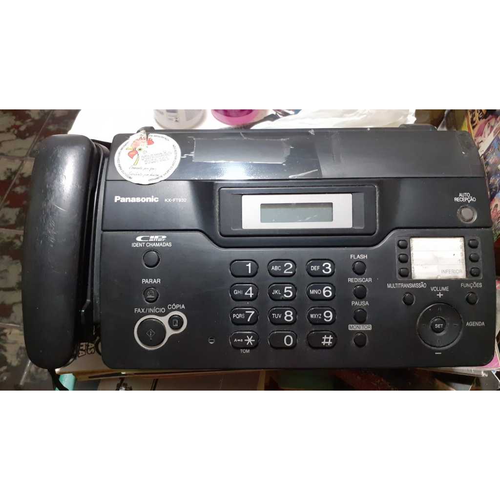 APARELHO DE FAX ANTIGO RETRO- PANASONIC- KX FT932-