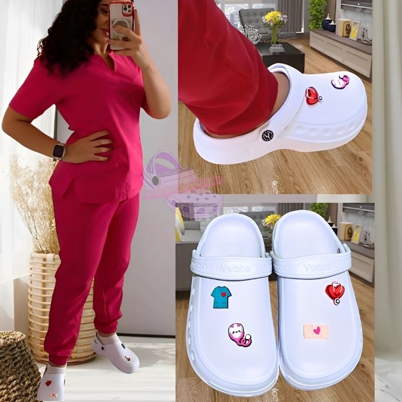 Sapato Yvate Fechado ENFERMEIRA Hospitalar 12h Pla