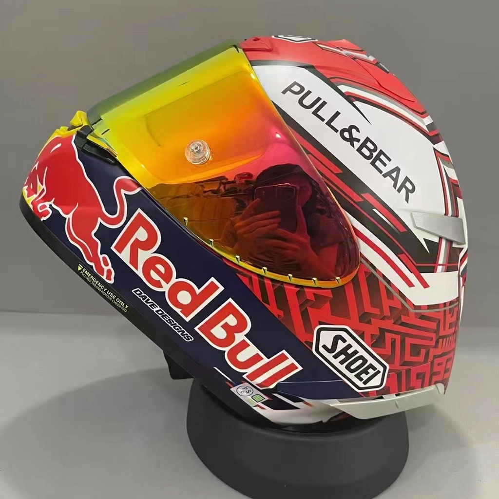 SHOEI/X14 Red Bull Ant/Capacete Integral/X14