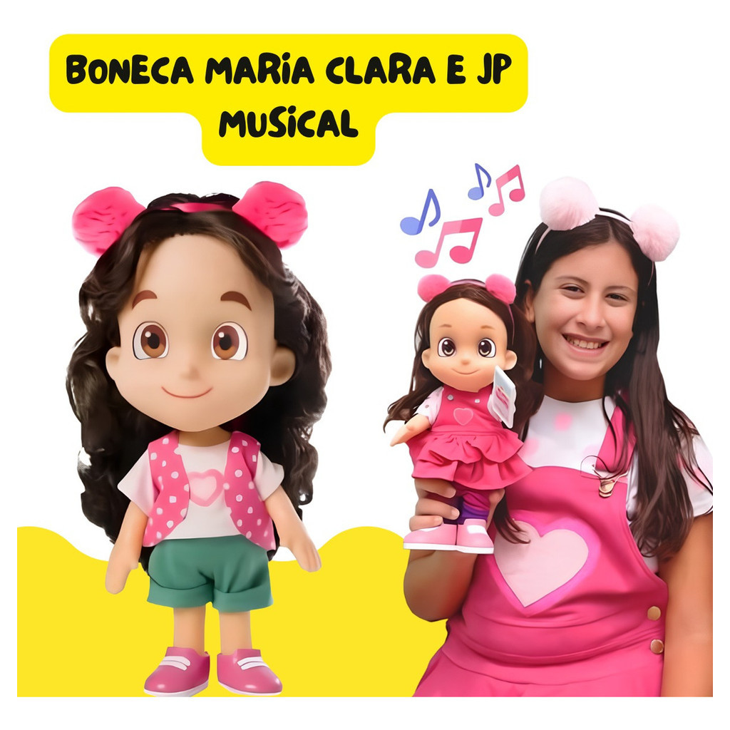 Brinquedo Boneca Maria Clara E Jp Fala Frase E Mus