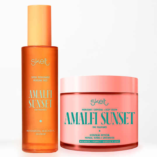 Duo Amalfi Sunset – Body Splash 100ml e Hidr
