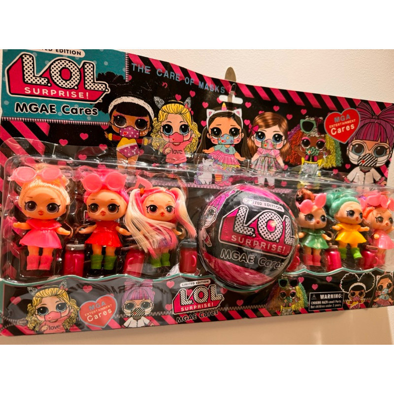 Lol boneca confetti pop + bola surpresa gliter lan