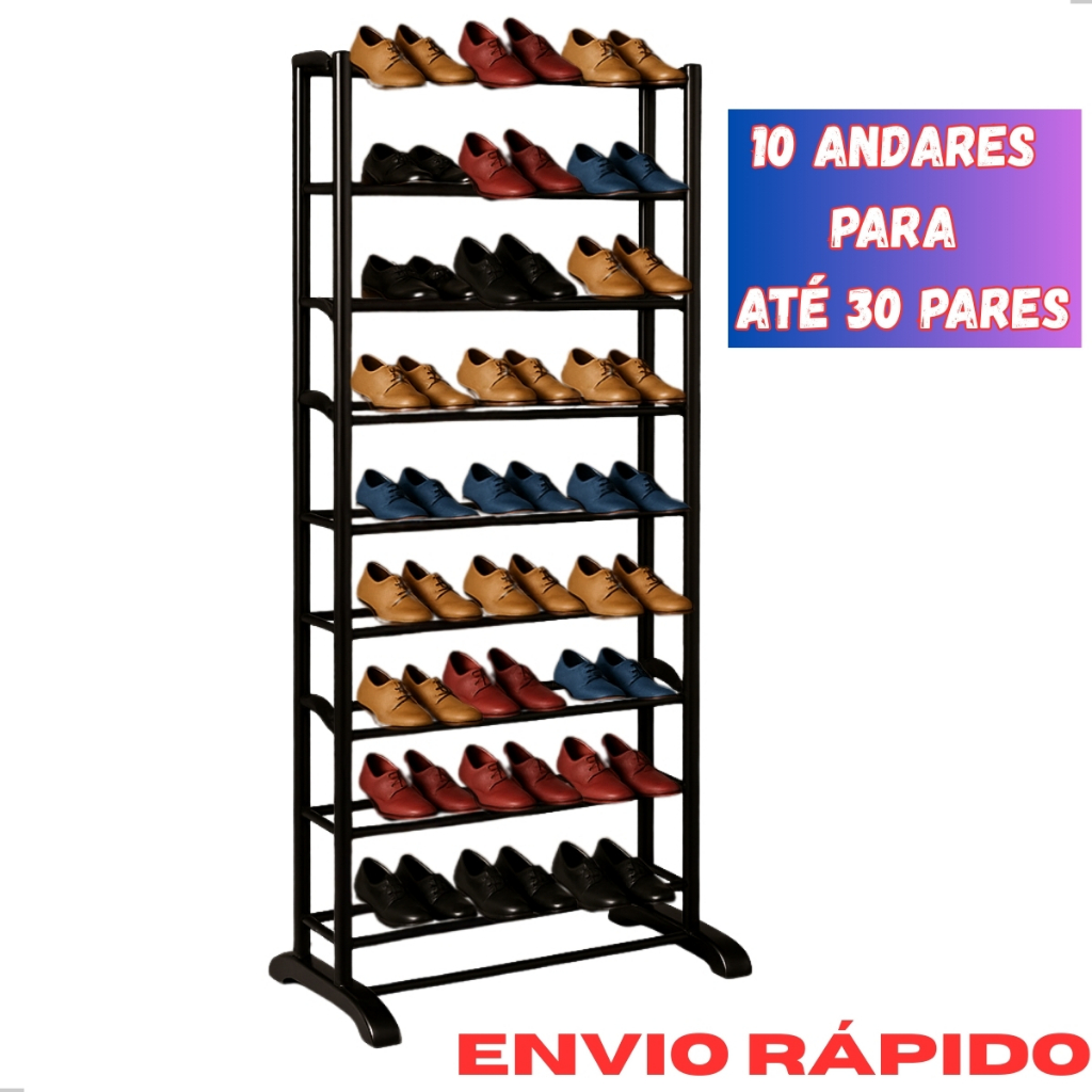 Sapateira Vertical Organizadora Para até 30 Pares