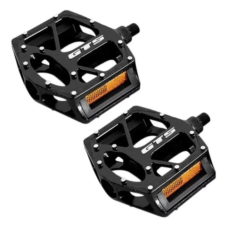 Pedal Gts Plataforma Aluminio Rosca Grossa Rolamen