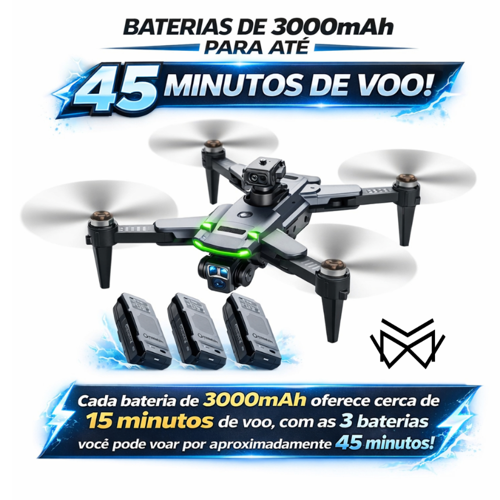 Drone S166 Wi-Fi 3 Baterias 3000 Mah GPS Ultra 5Gh