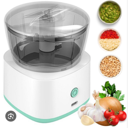 Mini Processador E Triturador De Alimentos Elétri