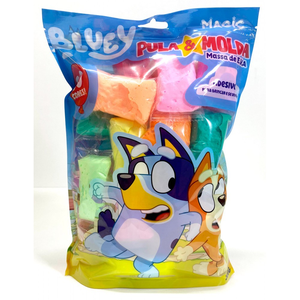 Massa de Modelar EVA Pula e Molda 300g com Adesivo