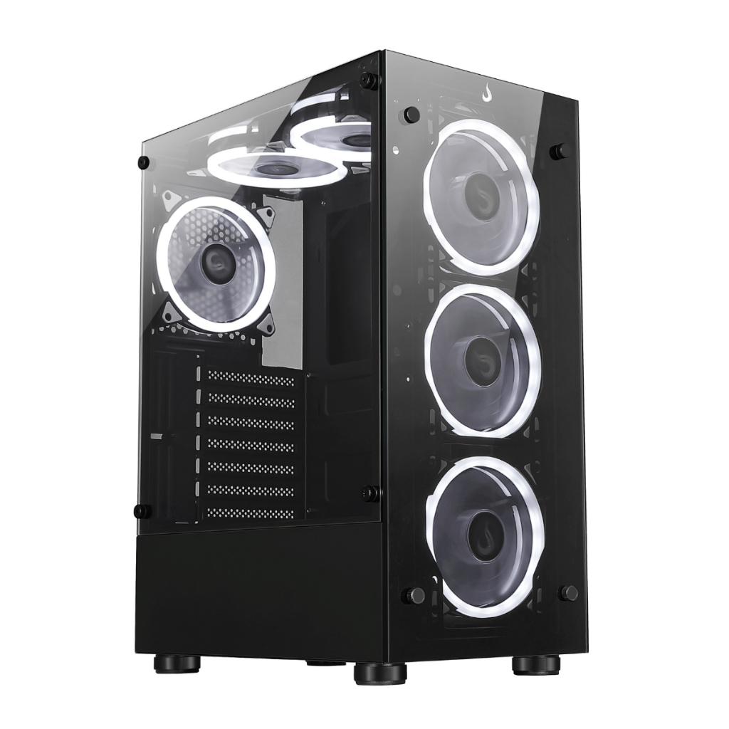 Gabinete PC Gamer | Rise Mode | Glass 06x Black |