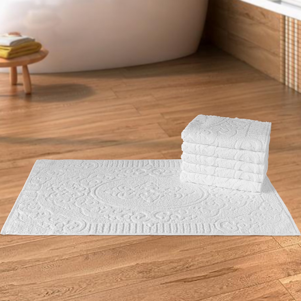 Kit 4 Toalhas de Piso para Hotel Luxo Grossa Nobre