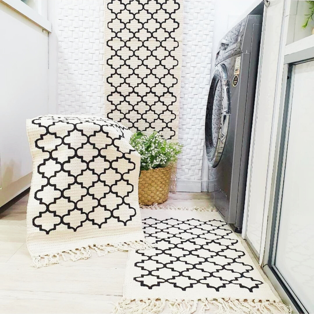 Kit Passadeira Cozinha 3 Peças Geométrica Tear N