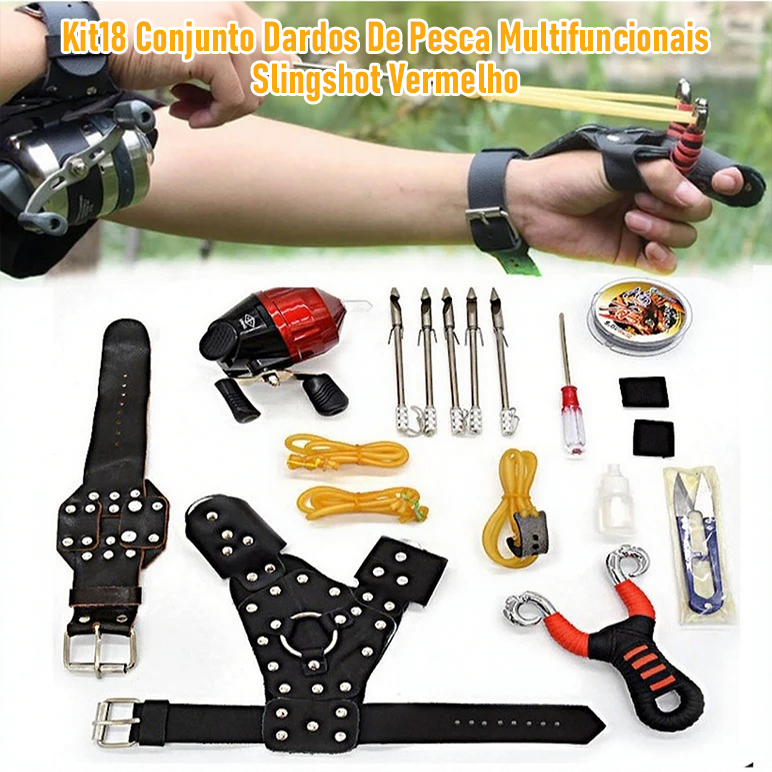 Kit com 18 itens completo para Spincast Pesca de E
