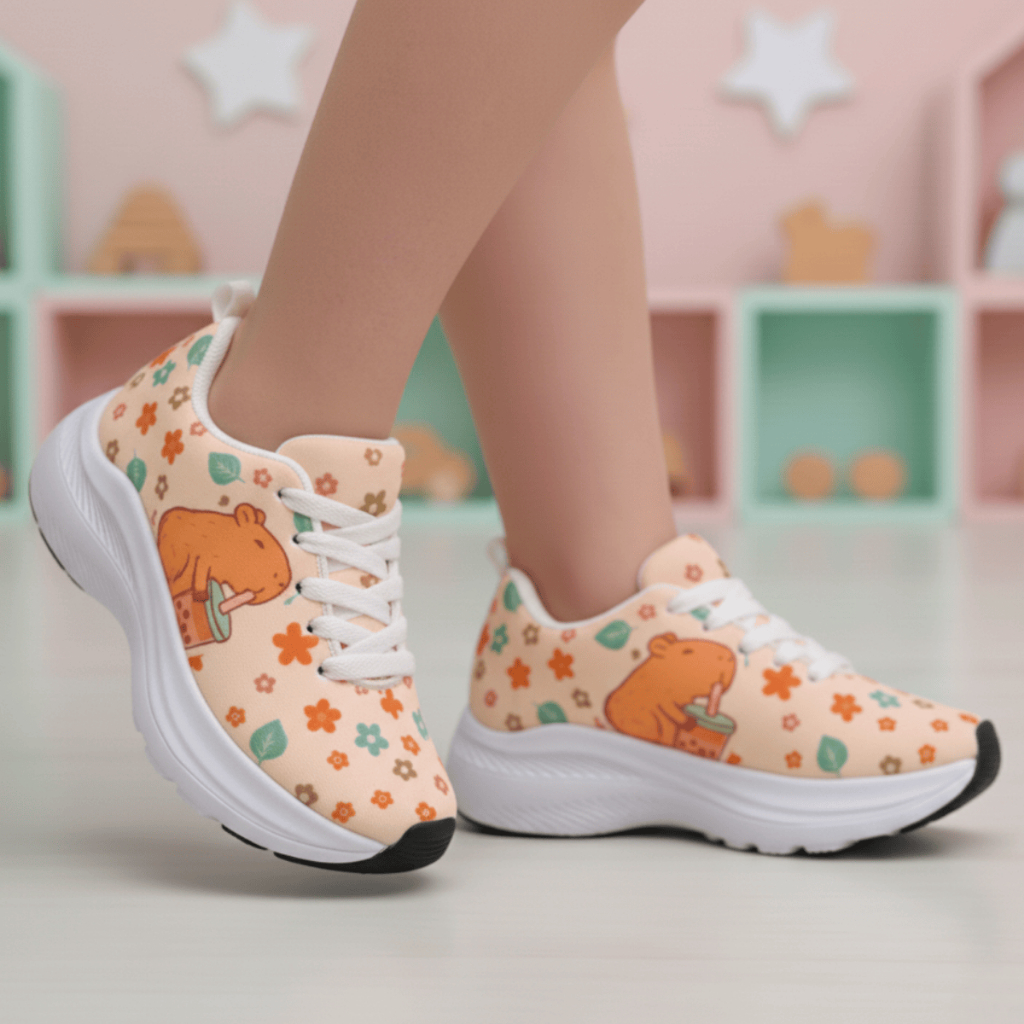 Tênis Infantil Feminino Capivara Nippos Menina Ca