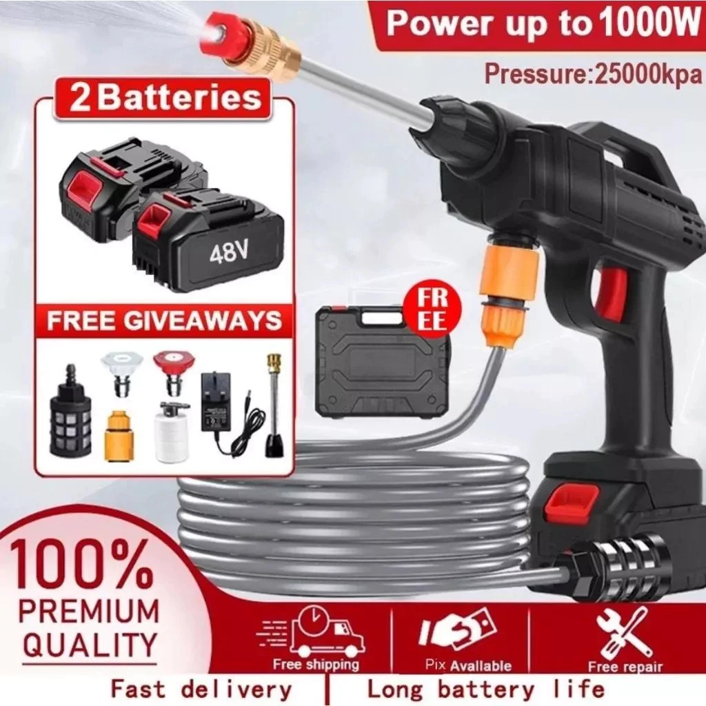 Pistola de limpeza de alta pressão portátil prof