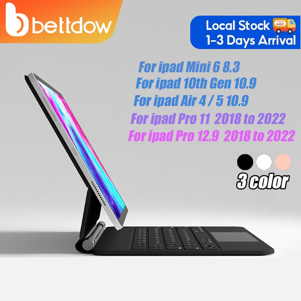 Bettdow Teclado mágico para Ipad Air 4/5 AIR6 202