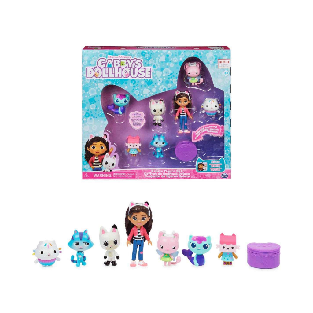 Bonecos Gabbys Dollhouse Conjunto Deluxe Sunny