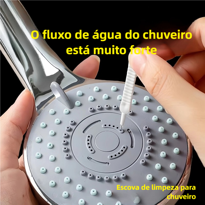 Kit 30 Escova Desentope Chuveiro Mini Limpador Cel