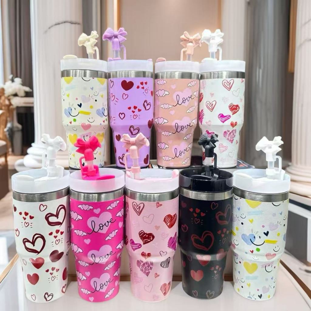 Copo Térmico 420ml / 1200ml com Canudo e Tampa co