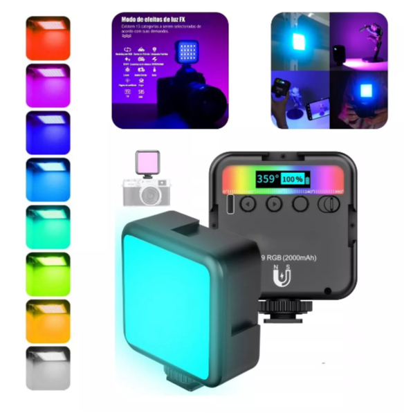 Led Iluminador Para Fotografia Câmeras Profission