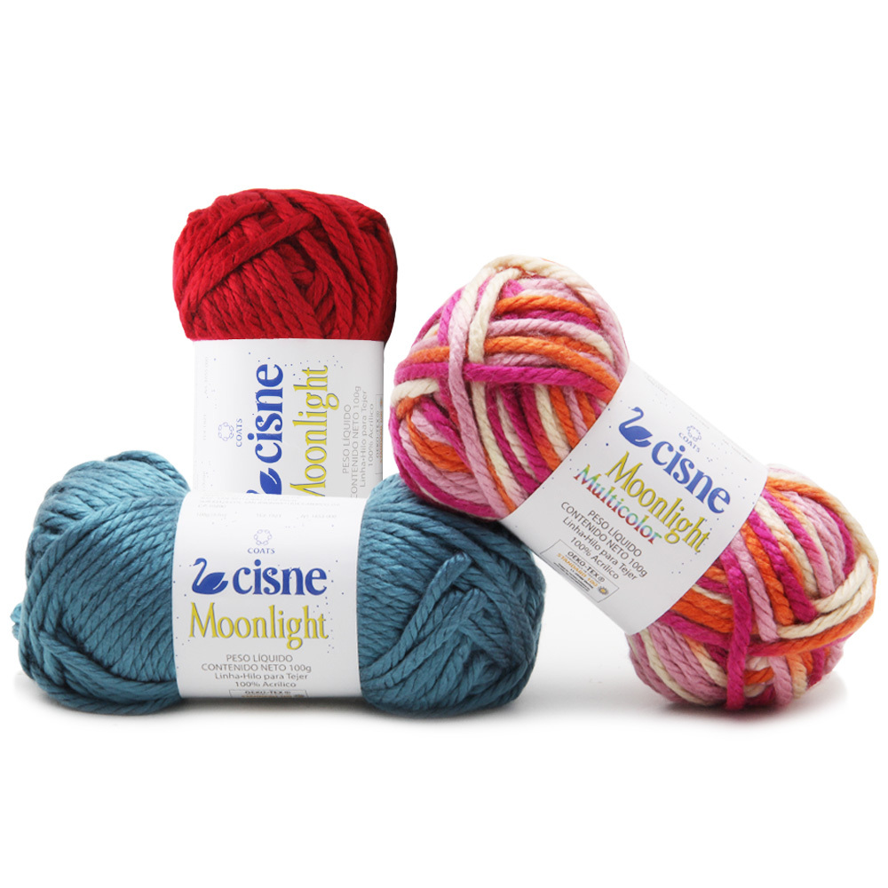 Fio Moonlight Cisne 100g TEX 1923 100% acrílico 5
