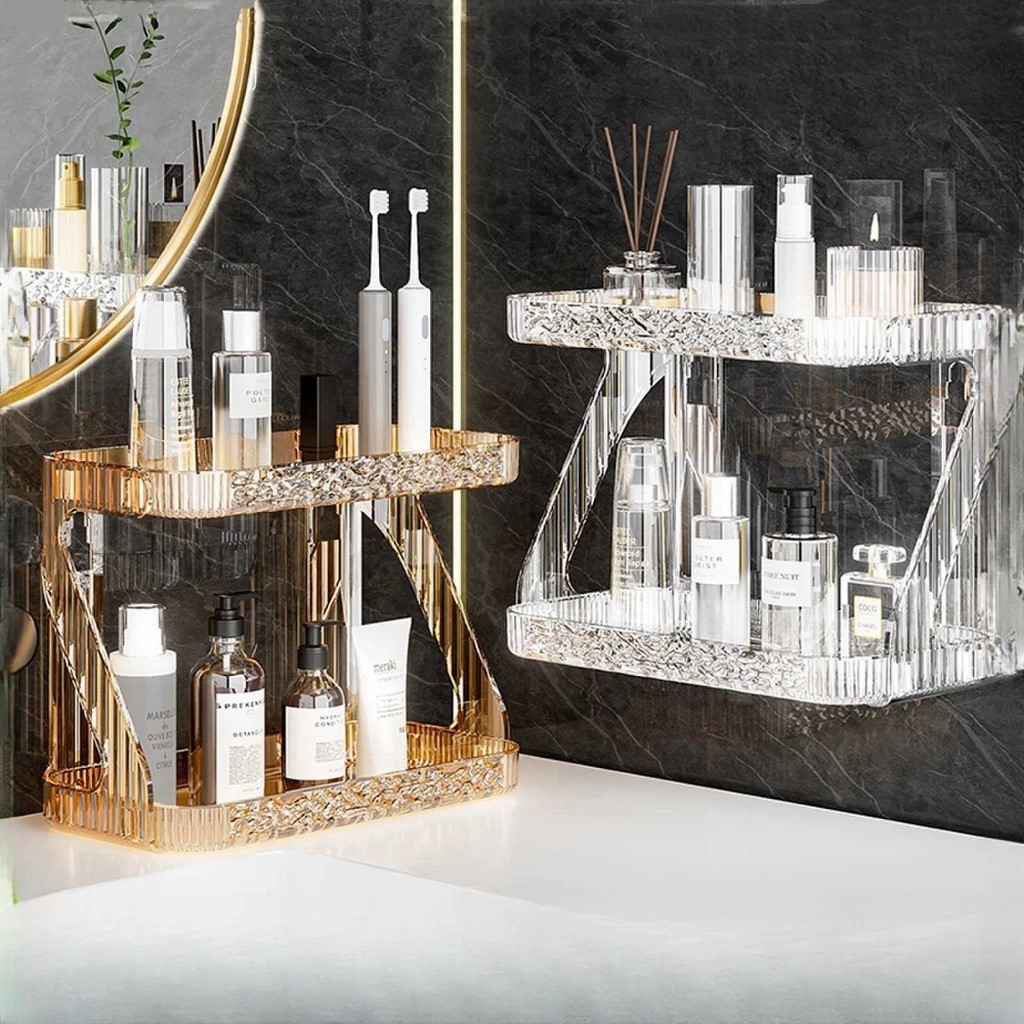 Prateleira Organizadora De Diamante Acrílico Supo