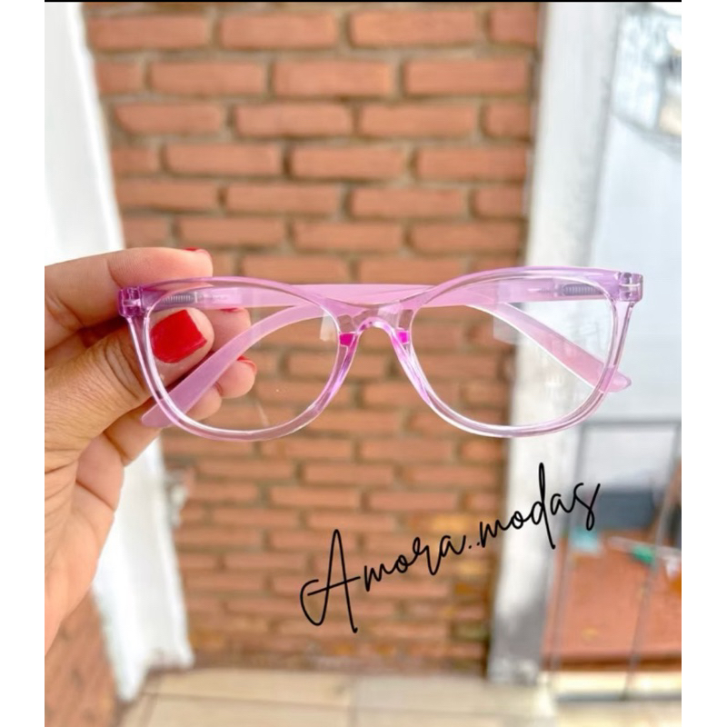 Óculos Infantil Armação Para Crianças Menina