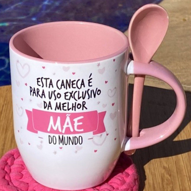 Caneca Personalizada USO EXCLUSIVO DA MELHOR MÃE 