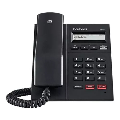 Telefone Ip Voip Tip 125i Display Viva-voz Intelbr