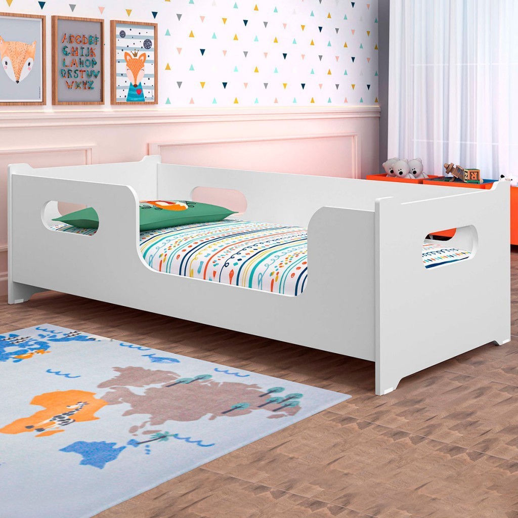 Cama Infantil Montessoriana Encanto Branco –