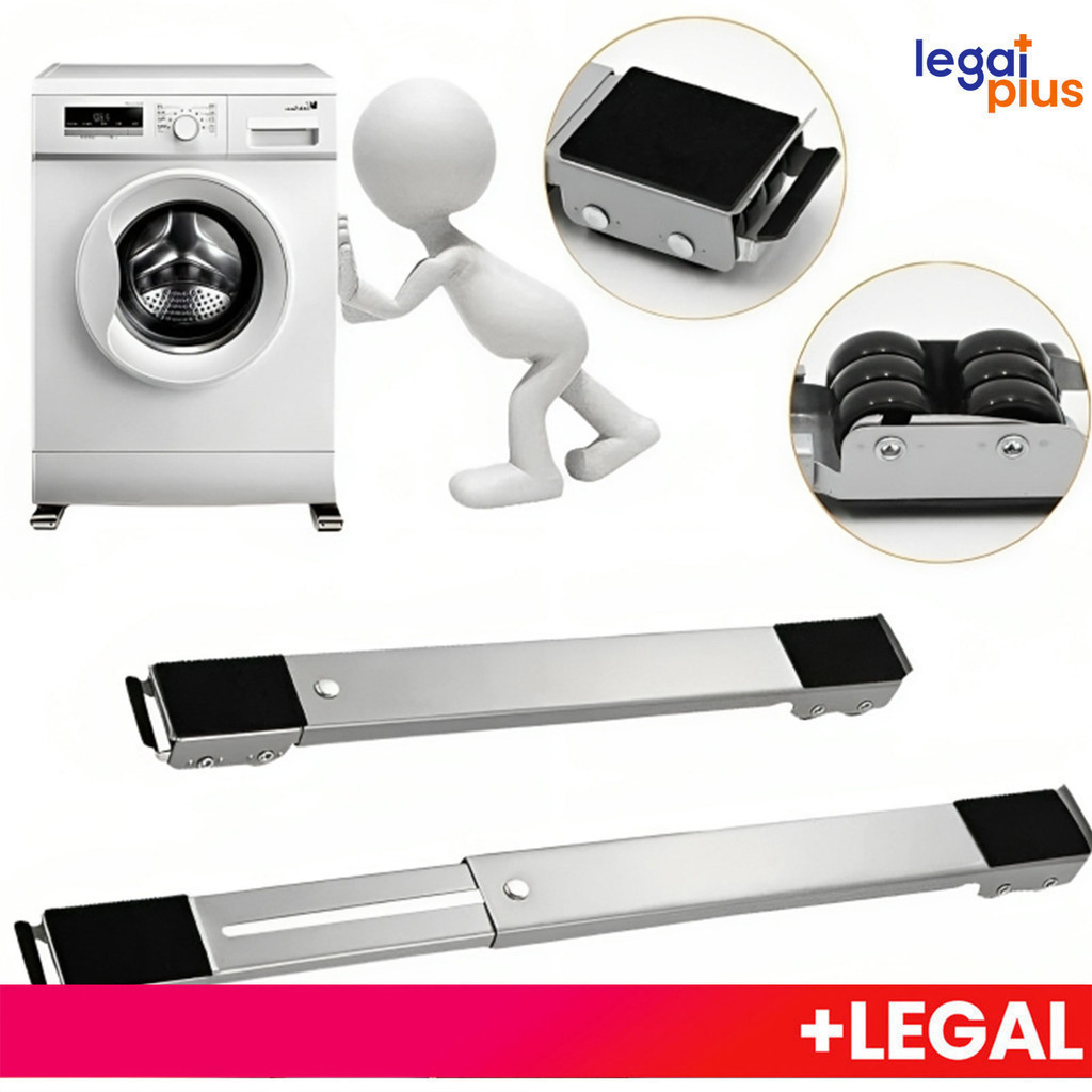 Base Móvel Para Máquina De Lavar Geladeira Supor