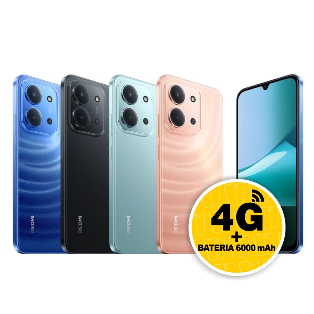 Celular Xiaomi Redmi 15C 4G Tela LCD 6.9 Câmera 5