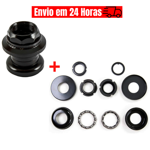 Jogo Movimento Central 45mm Monobloco Bike + Caixa