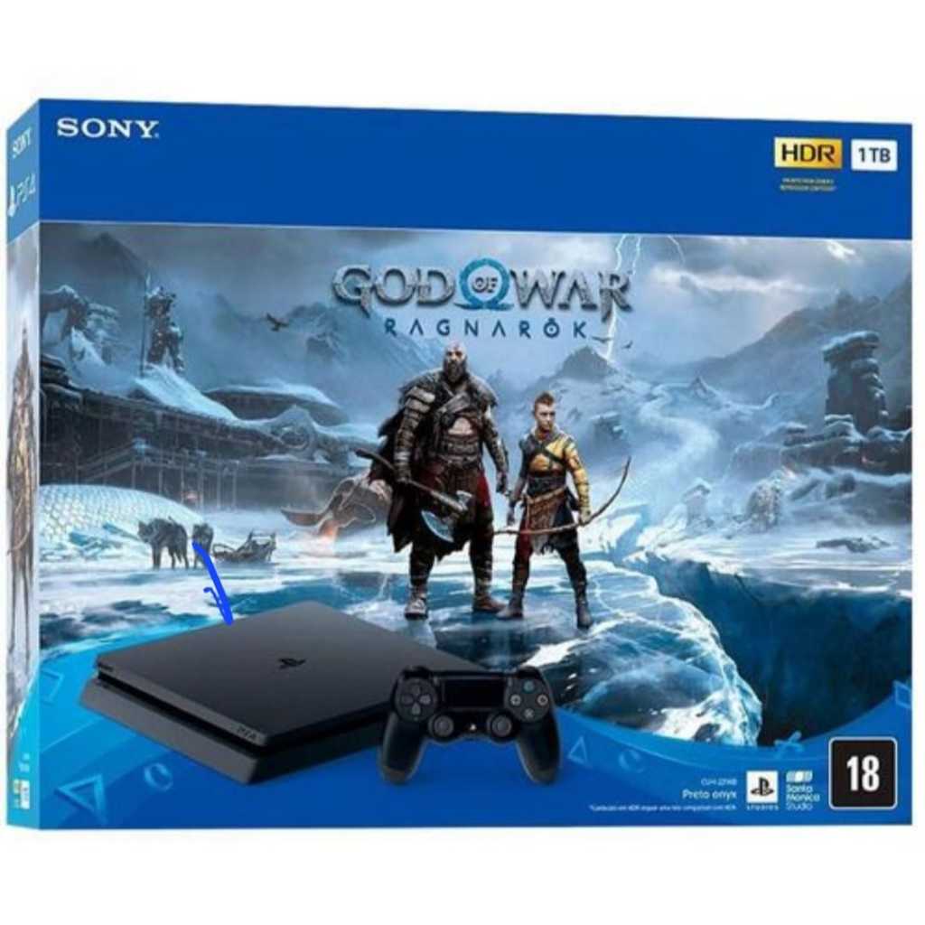 Console Playstation 4 1TB  bundle + Jogo God Of Wa