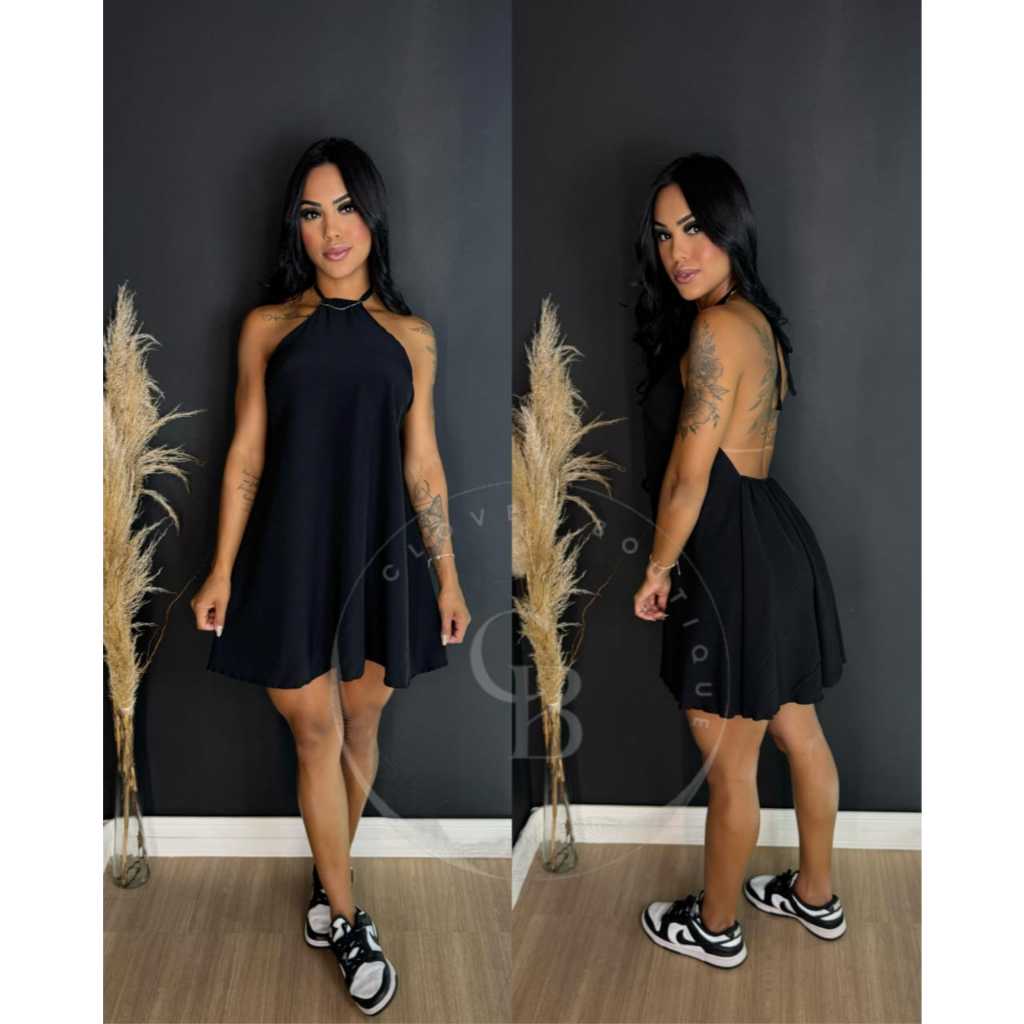 Vestido Costa Nua Alcinha Frente Única Soltinho S