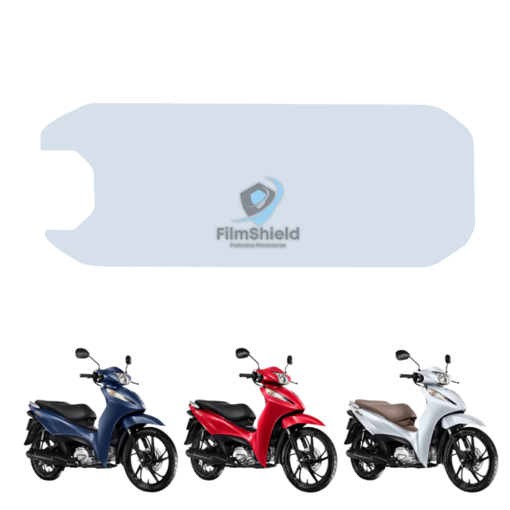 Película protetora do painel tela Nova Honda Biz 
