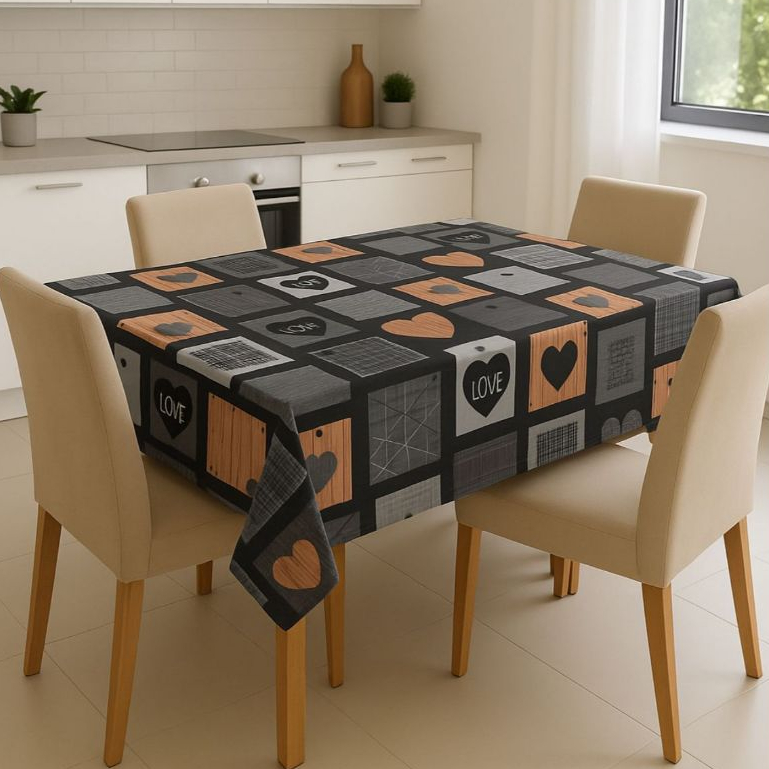 Toalha De Mesa Impermeável Em PVC Térmica 4 Tama