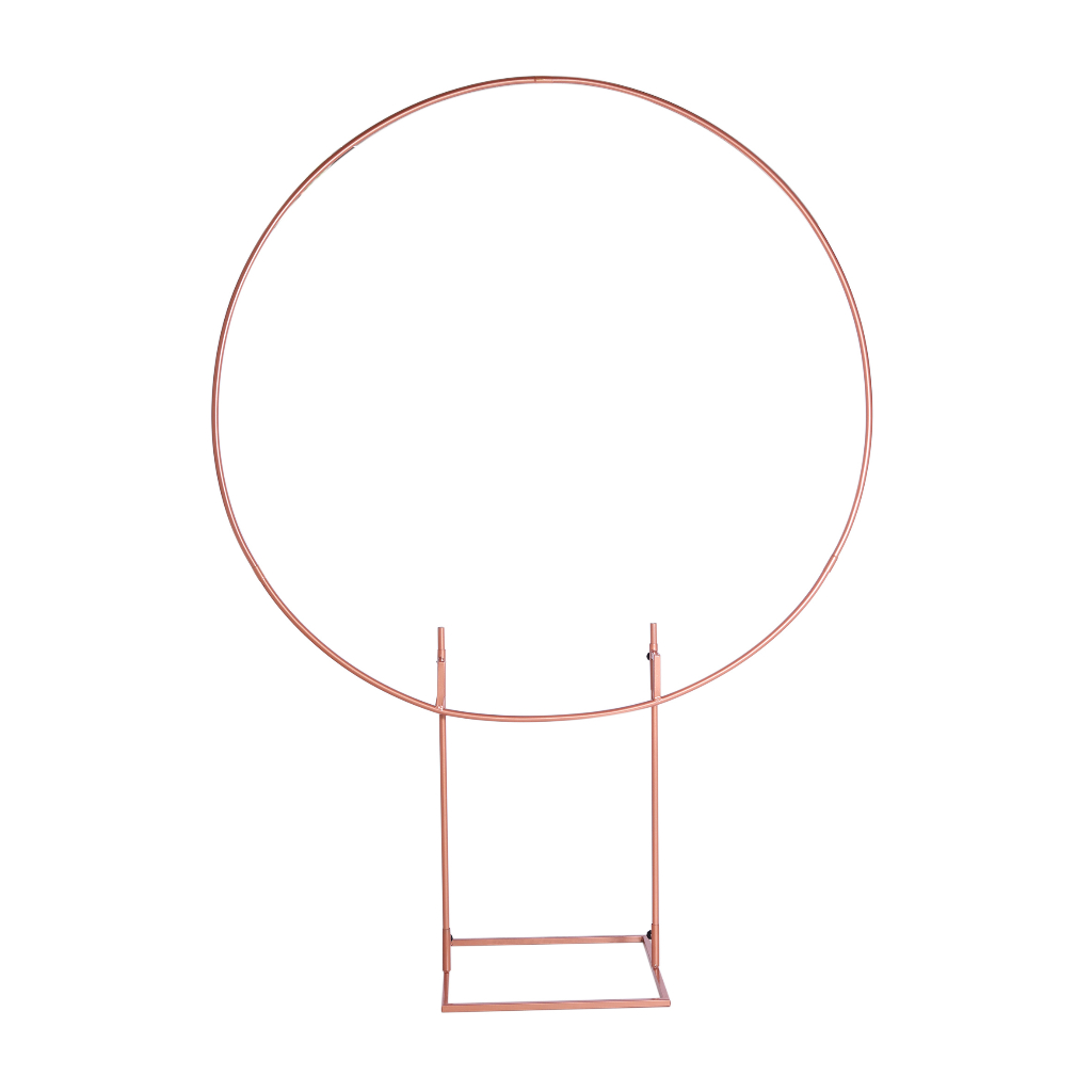 Arco Redondo Suporte Para Painel Fundo Decoração