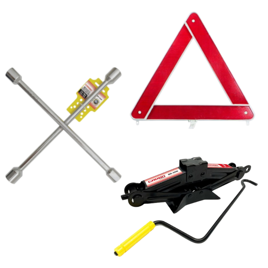 Kit Chave De Roda Cruz Aro 13 14 15 16 17 +macaco 