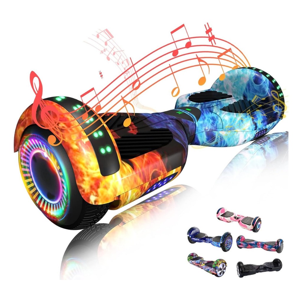Hoverboard Skate Elétrico 6.5 Polegadas com LED e