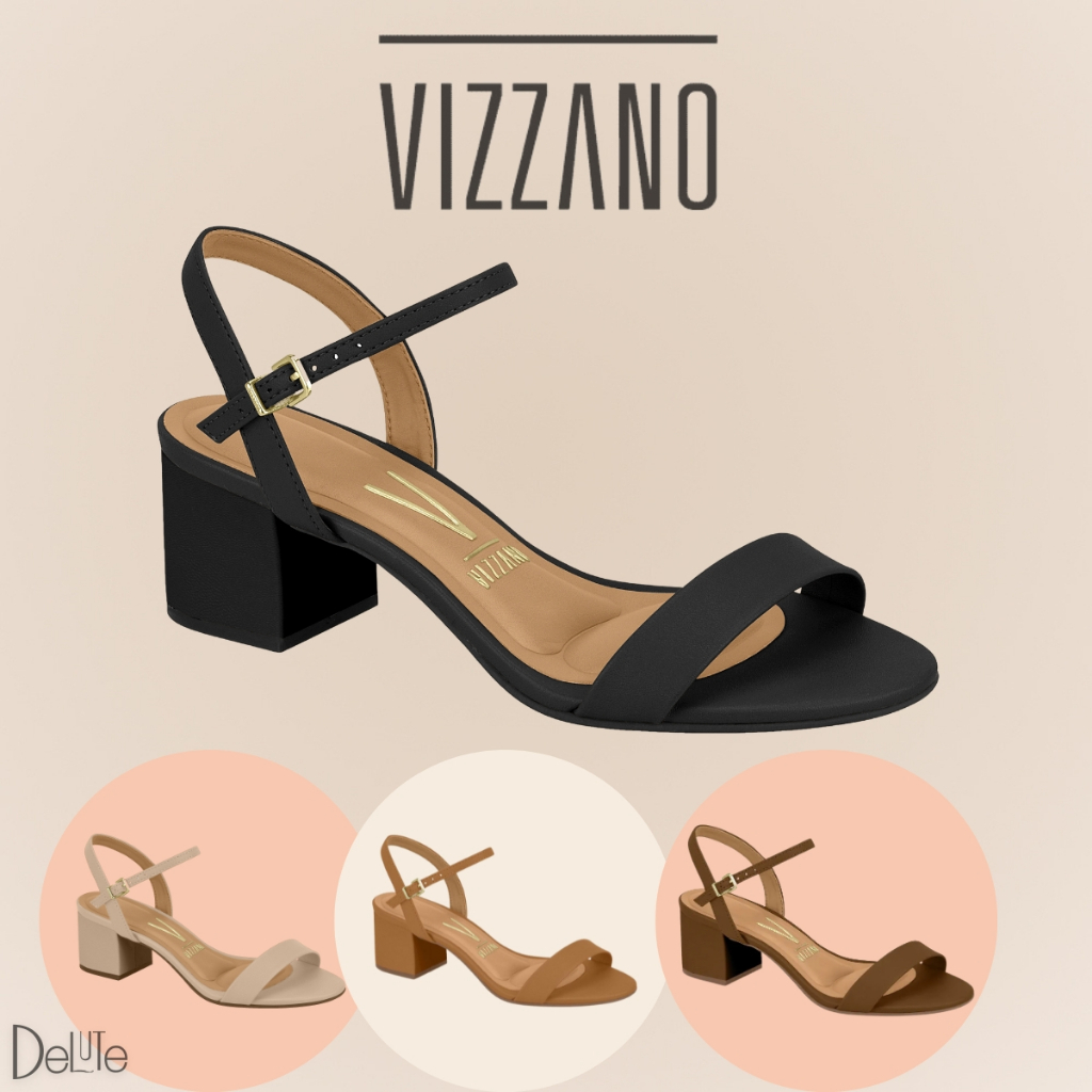 Sandália Feminina Vizzano Slide Confortável com 