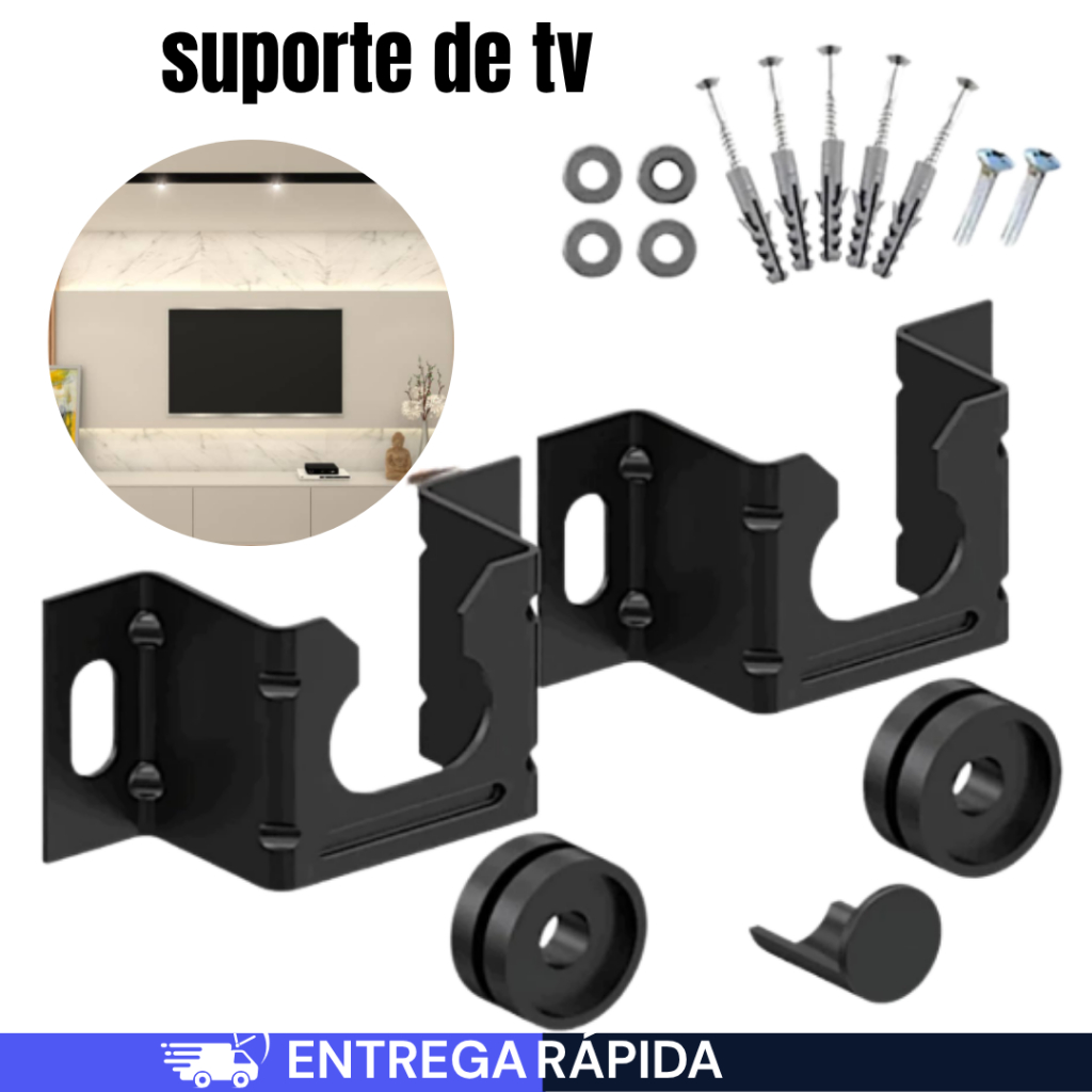 Suporte Universal Fixo Para Televisão e Monitor S