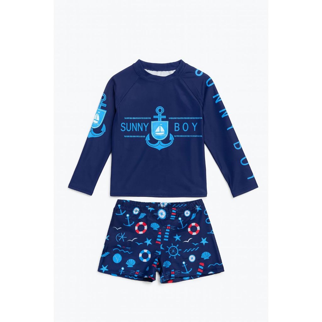 Conjunto de Menino Sunga Infantil Forro Duplo + Ca