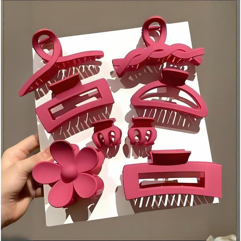 Kit 8 prendedor de cabelo simples grampo de cabelo