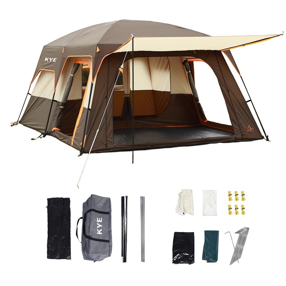 Tenda de Camping Extra Grande 10-16 Pessoas 2 Quar