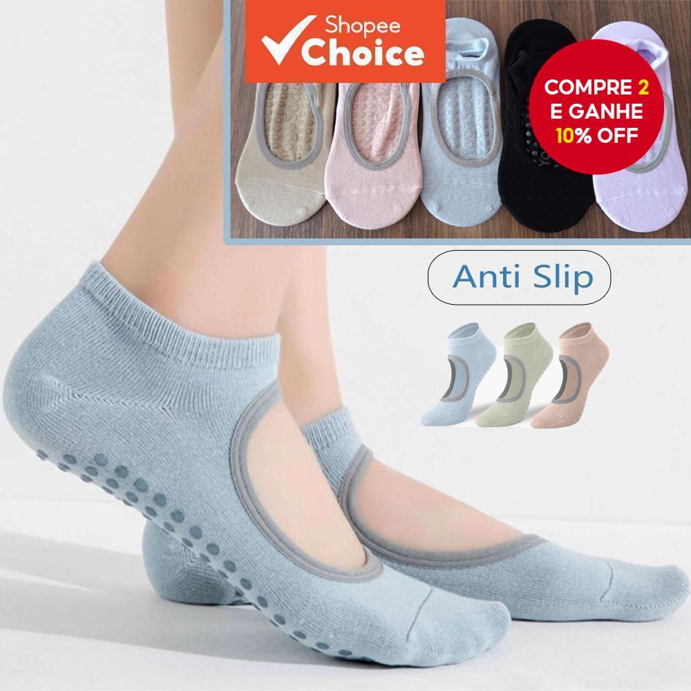 Meias Femininas Para Ioga E Pilates , Antiderrapan